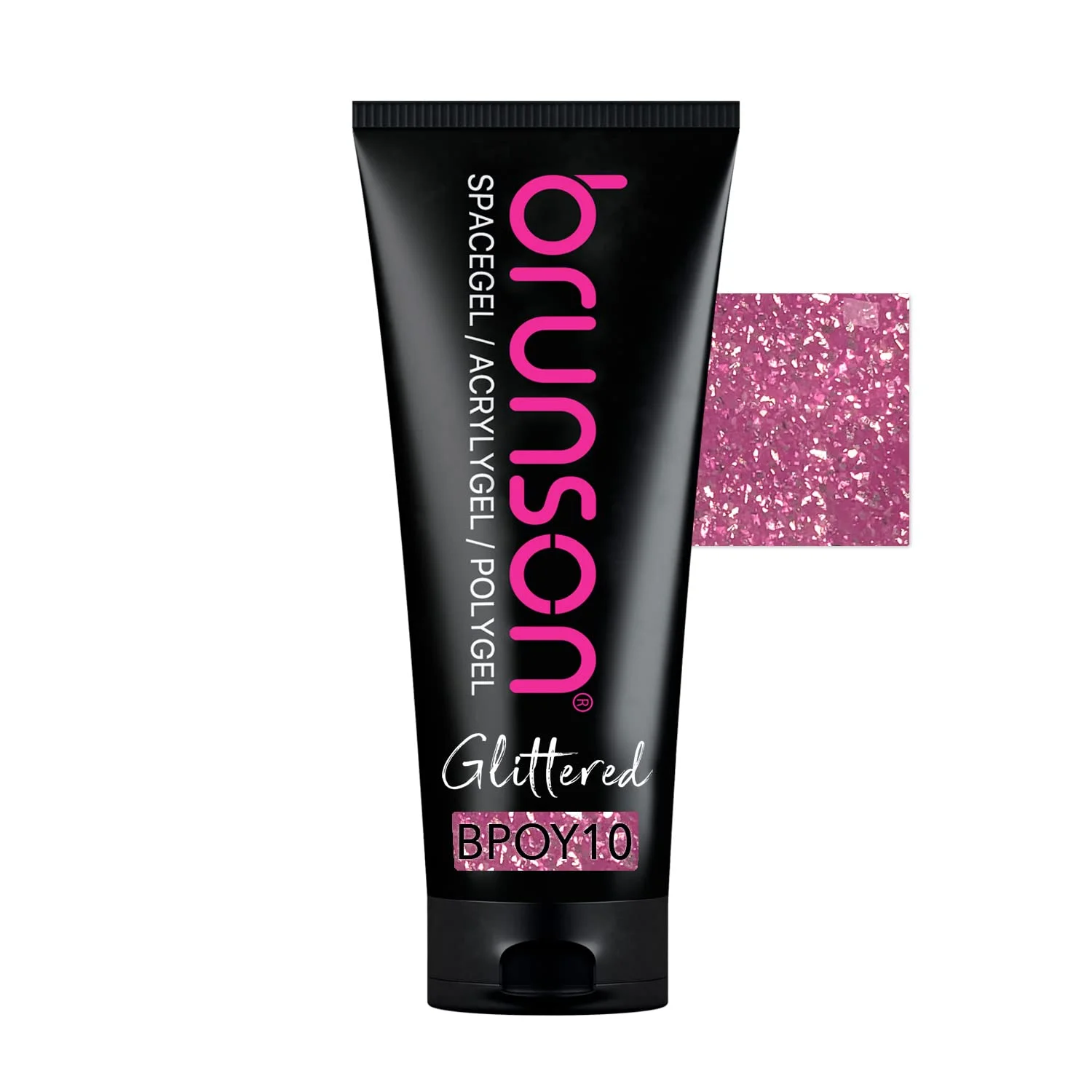 ژل اکستنشن ناخن برونسون پلی، 6۰ گرم ژل سازنده اکلیلی، ژل سخت سازنده اکستنشن ناخن بدون فرم ناخن، آسان برای هنر ناخن DIY در خانه و سالن ناخن حرفه ای