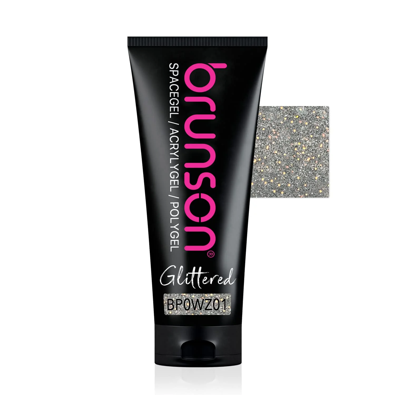 ژل پولی اکستنشن ناخن برانسون، 60 گرم ژل ساز اکلیلی، ژل سخت ساز اکستنشن ناخن بدون فرم ناخن ساز ژل، آسان برای هنر ناخن DIY در خانه و سالن ناخن حرفه ای