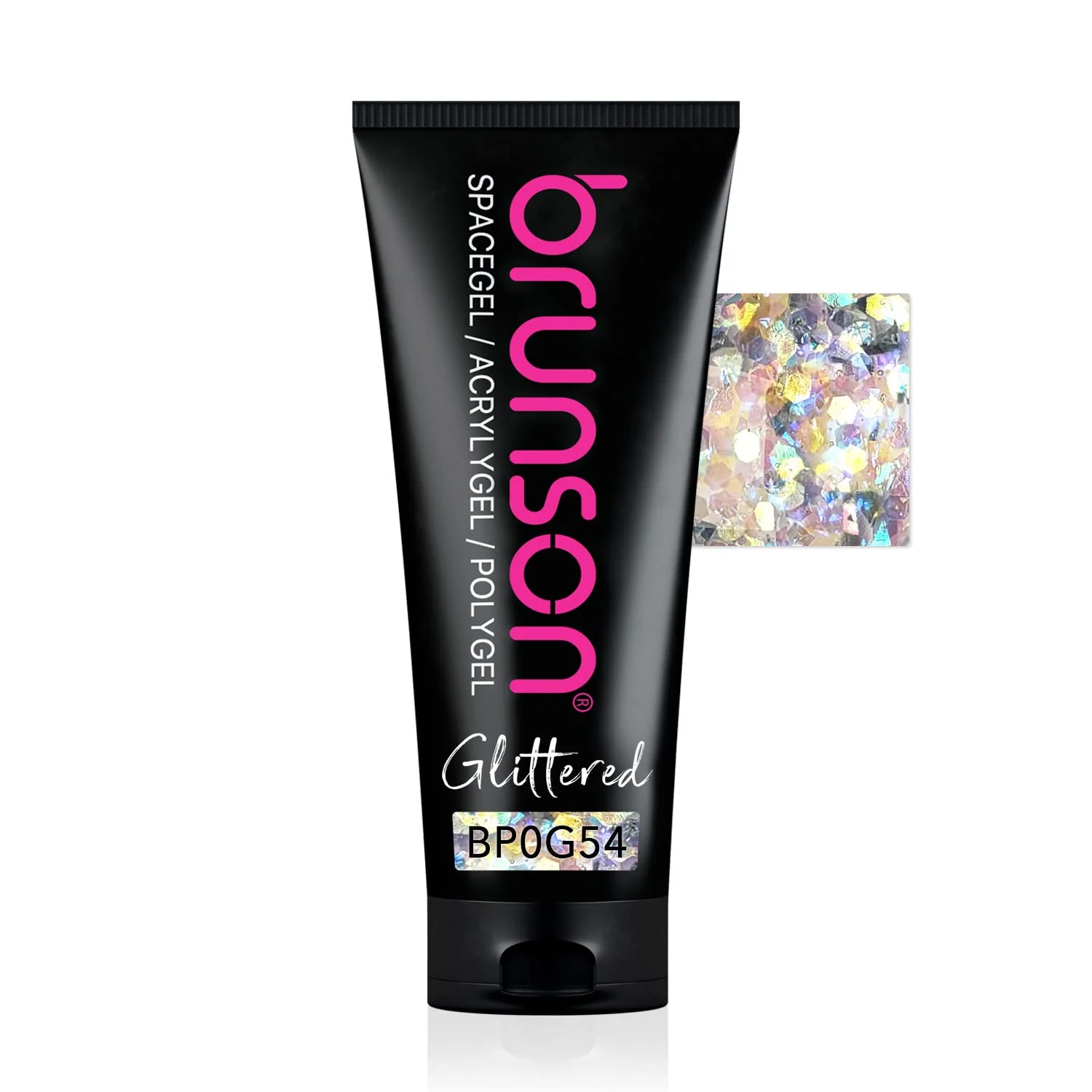 ژل پولی اکستنشن ناخن برانسون، 60 گرم ژل ساز اکلیلی، ژل سخت ساز اکستنشن ناخن بدون نیاز به قالب، مناسب برای طراحی ناخن در خانه و سالن های حرفه ای