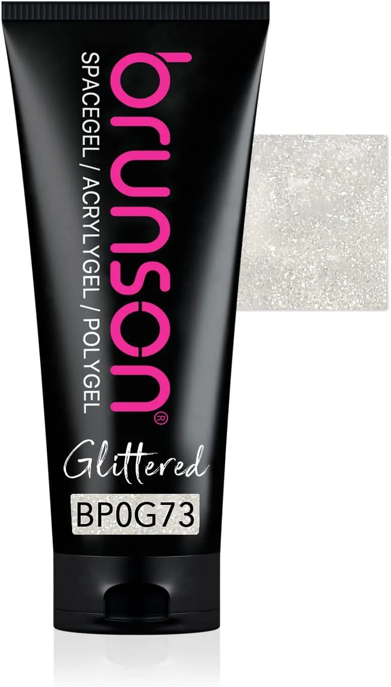 ژل پولی اکستنشن ناخن برانسون، 60 گرم ژل ساز اکلیلی، ژل سخت ساز اکستنشن ناخن بدون نیاز به قالب، مناسب برای طراحی ناخن در خانه و سالن های حرفه ای