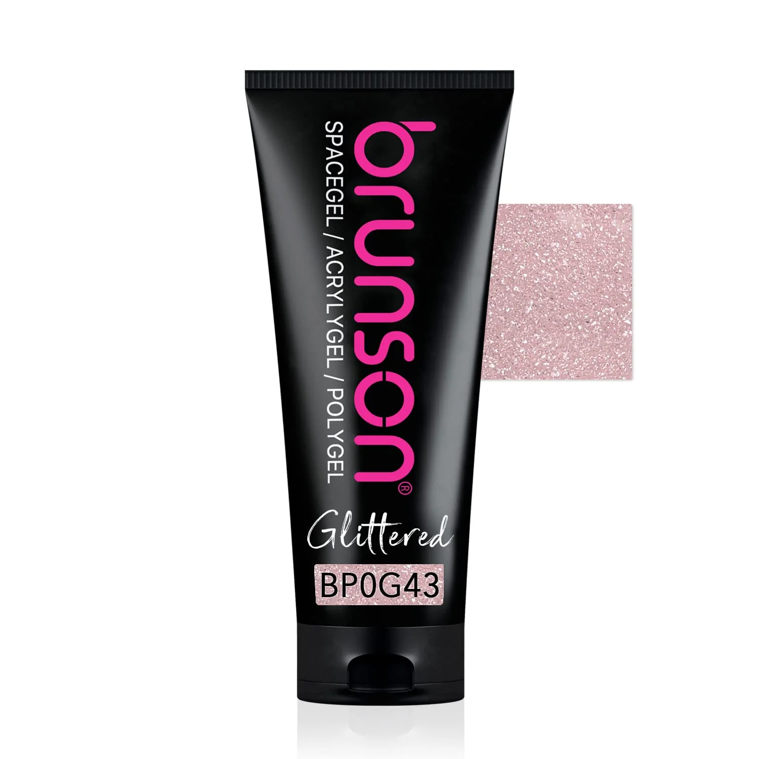 ژل پولی اکستنشن ناخن برانسون، 60 گرم ژل ساز اکلیلی، ژل سخت ساز اکستنشن ناخن بدون فرم ناخن ساز ژل، آسان برای هنر ناخن DIY در خانه و سالن حرفه ای ناخن