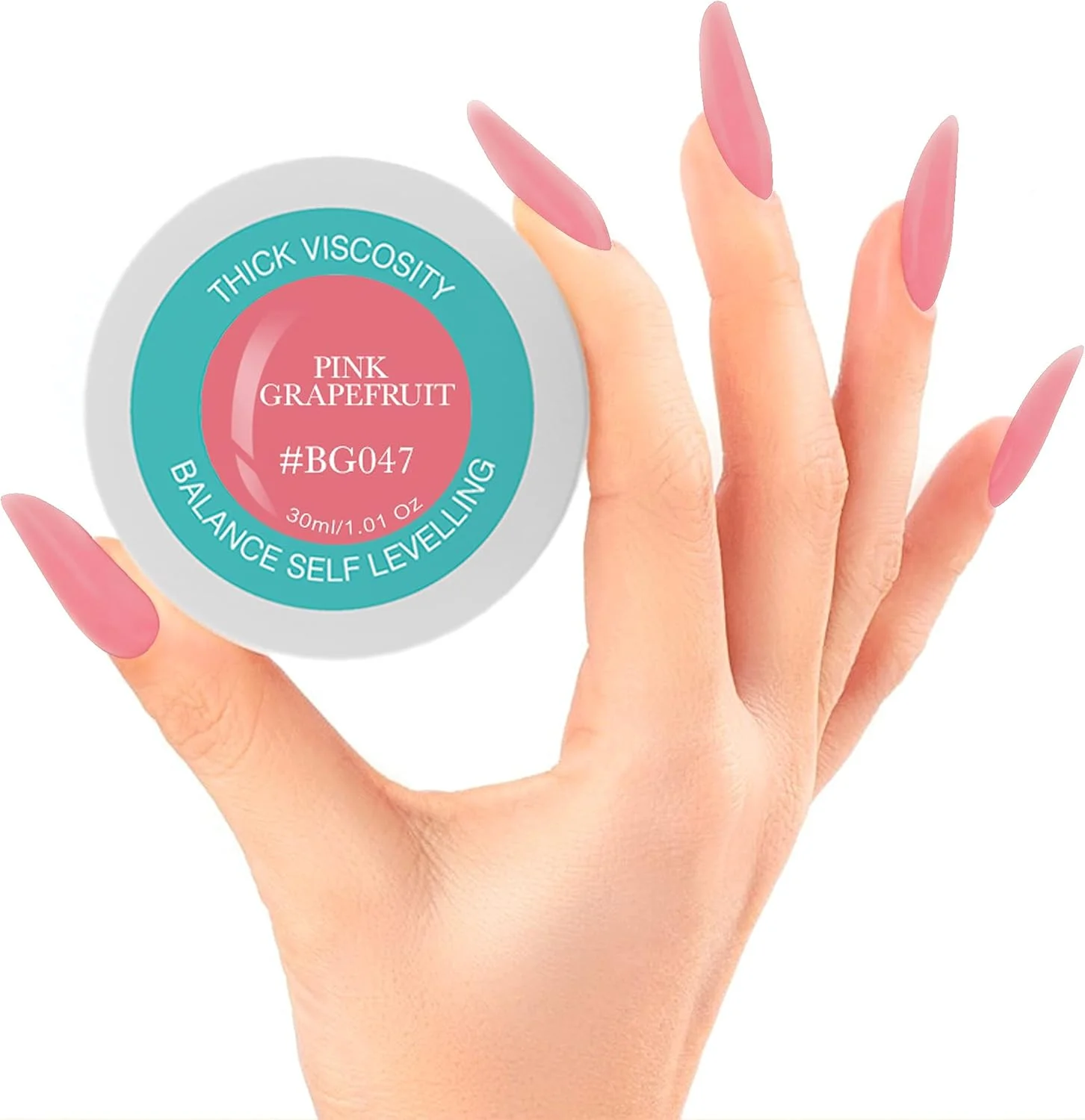 ژل بیلدر ناخن برانسون، ژل بیلدر UV استتار و طراحی ناخن، ژل متعادل کننده UV LED، سیستم ژل طراحی ناخن، ژل مانیکور رابر، 30 میل، گریپ فروت صورتی BG047