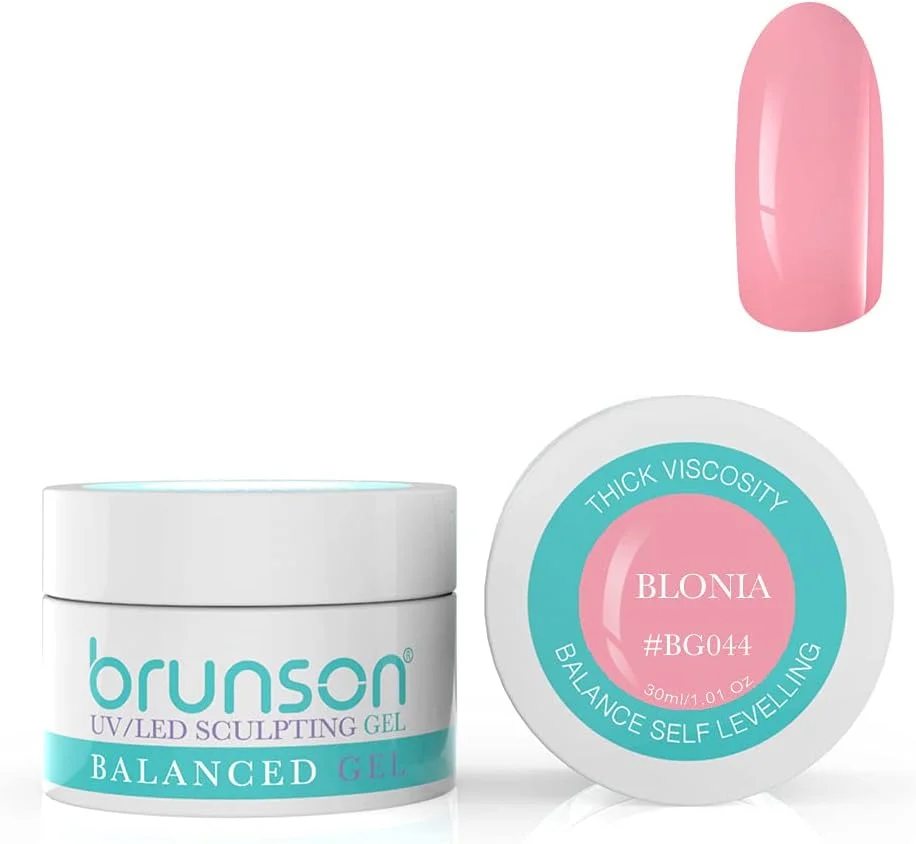 ژل بیلدر ناخن برونسون، ژل بیلدر UV استتار، ژل تراز متعادل، سیستم ژل بیلدر UV LED، ژل مانیکور، ژل رابر 30 میل بلونیا BG044