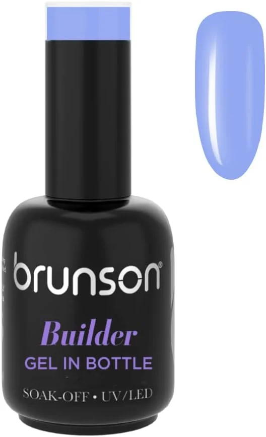 لاک ژل ناخن برونسون، ژل سخت، ژل سازنده و ژل تقویت کننده برای ناخن های سخت، قوی، اکستنشن و رشد 18 میلی لیتر (نیاز به خشک شدن زیر لامپ LED یا UV دارد) BBG23