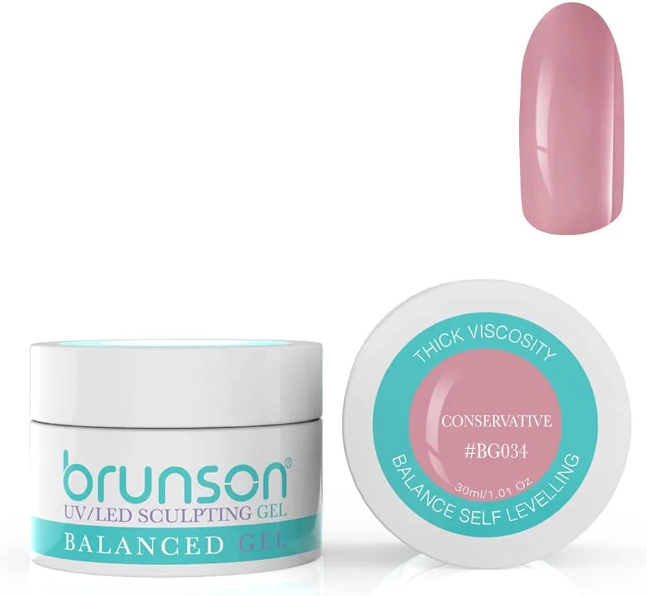 ژل بیلدر ناخن برانسون، ژل ساخت و طراحی ناخن، ژل UV بیلدر، ژل متعادل کننده، سیستم ژل UV LED، ژل مانیکور، ژل رابر 30 میل، BG034