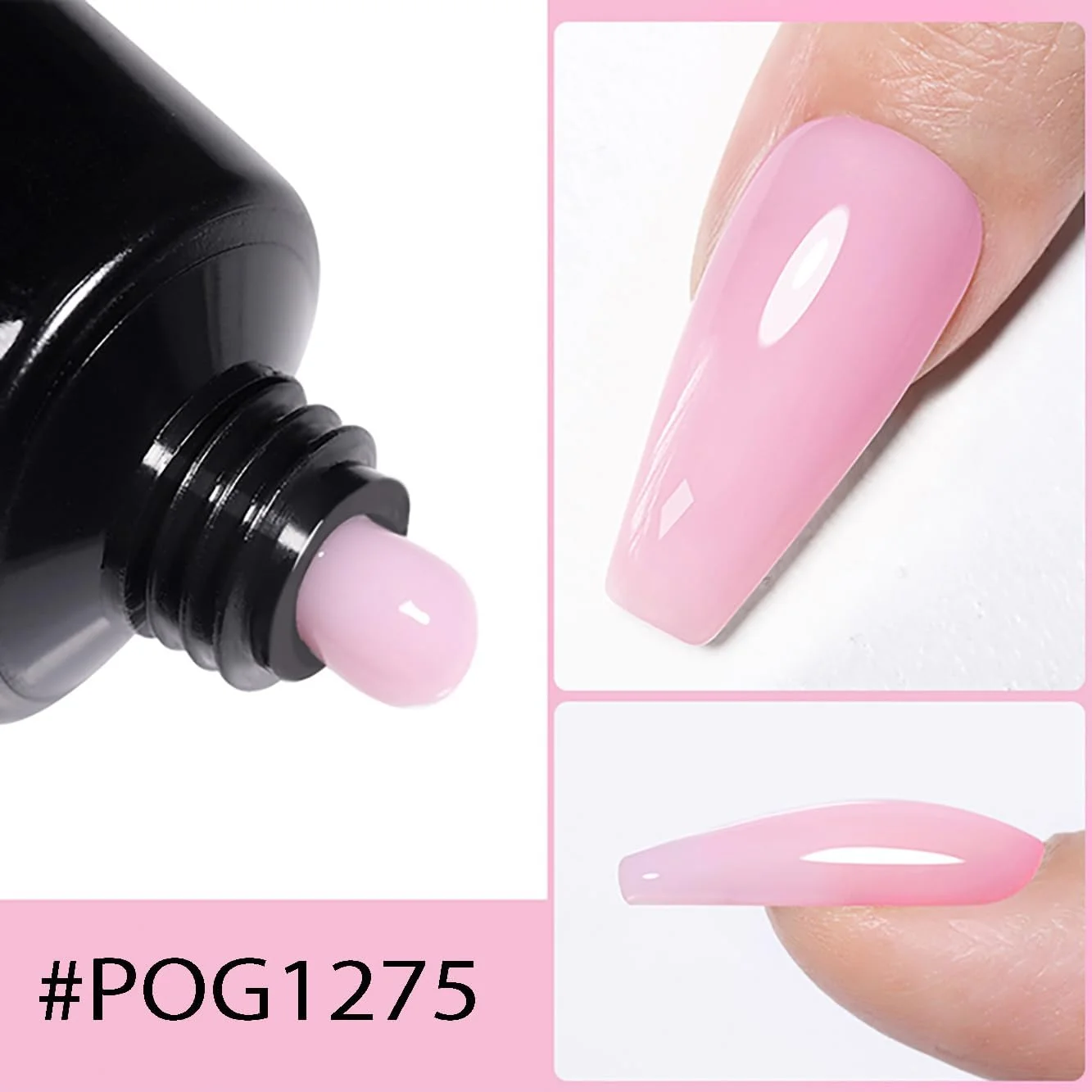 ژل اکریلیک از پیش مخلوط شده Brunson Quantum 3 در 1 برای کاشت ناخن، ناخن های ژلی اکریلیک، ژل قالب گیری سه بعدی، ژل سازنده تقویت کننده ناخن، ژل مجسمه سازی برای کاشت ناخن، ناخن های فرانسوی همه کاره 60 گرم