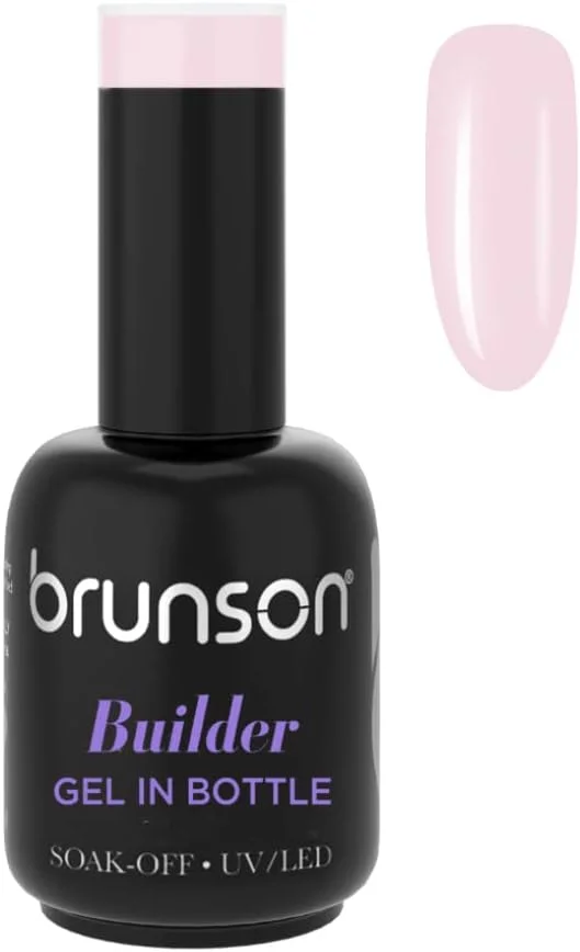 ژل بیلدر برای ناخن، ژل سخت، ژل بیلدر و تقویت کننده برای ناخن های سخت و قوی، اکستنشن و رشد 18 میلی لیتر (نیاز به خشک شدن زیر لامپ LED یا UV)