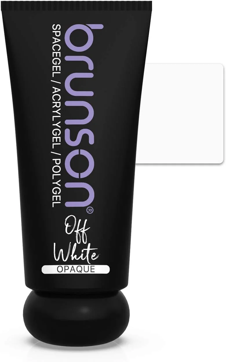 پلی ژل Brunson، سفید شیری مات - ژل اکستنشن ناخن پلی 50 گرم، ابزار تقویت و ضخیم کننده ناخن پلی ژل Brunson، سفید شیری مات - ژل اکستنشن ناخن پلی 50 گرم، ابزار تقویت و ضخیم کننده ناخن