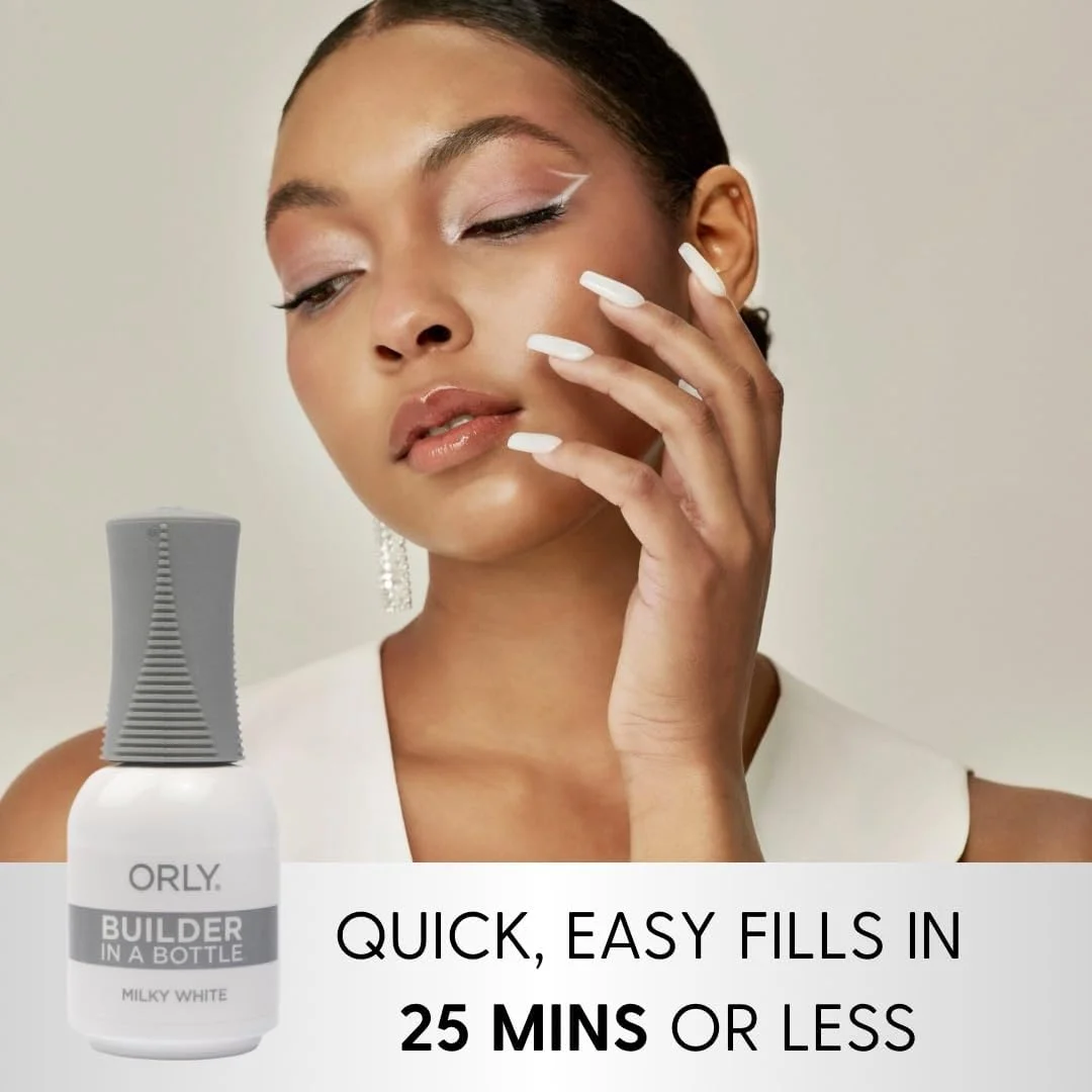 رنگ های بیلدر ژل اورلی GELFX در بطری | فرمول خود تراز شونده و همه کاره برای کاشت ناخن (سفید شیری) رنگ های بیلدر ژل اورلی GELFX در بطری | فرمول خود تراز شونده و همه کاره برای کاشت ناخن (سفید شیری)