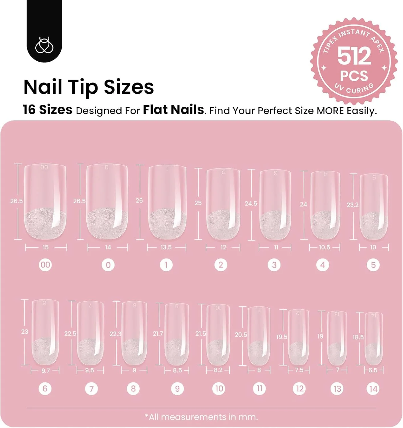 تیپ کاشت ناخن ژلی بیتلز، ۵۱۲ عددی، مربعی متوسط، از پیش ساخته شده، از پیش طراحی شده، ژل ناخن ضخیم تر، تیپ ناخن اکریلیک، پوشش کامل قوی، اکستنشن ناخن مصنوعی تخت