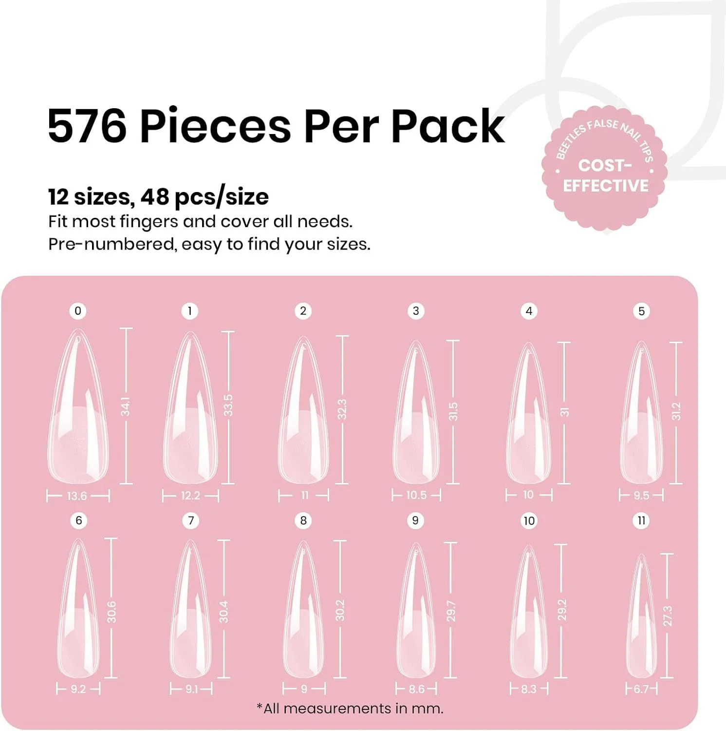 نک ناخن ژلی بیتلز، 576 عدد، نوک تیز نیمه مات، پوشش کامل، مناسب برای طراحی و دیزاین ناخن نک ناخن ژلی بیتلز، 576 عدد، نوک تیز نیمه مات، پوشش کامل، مناسب برای طراحی و دیزاین ناخن