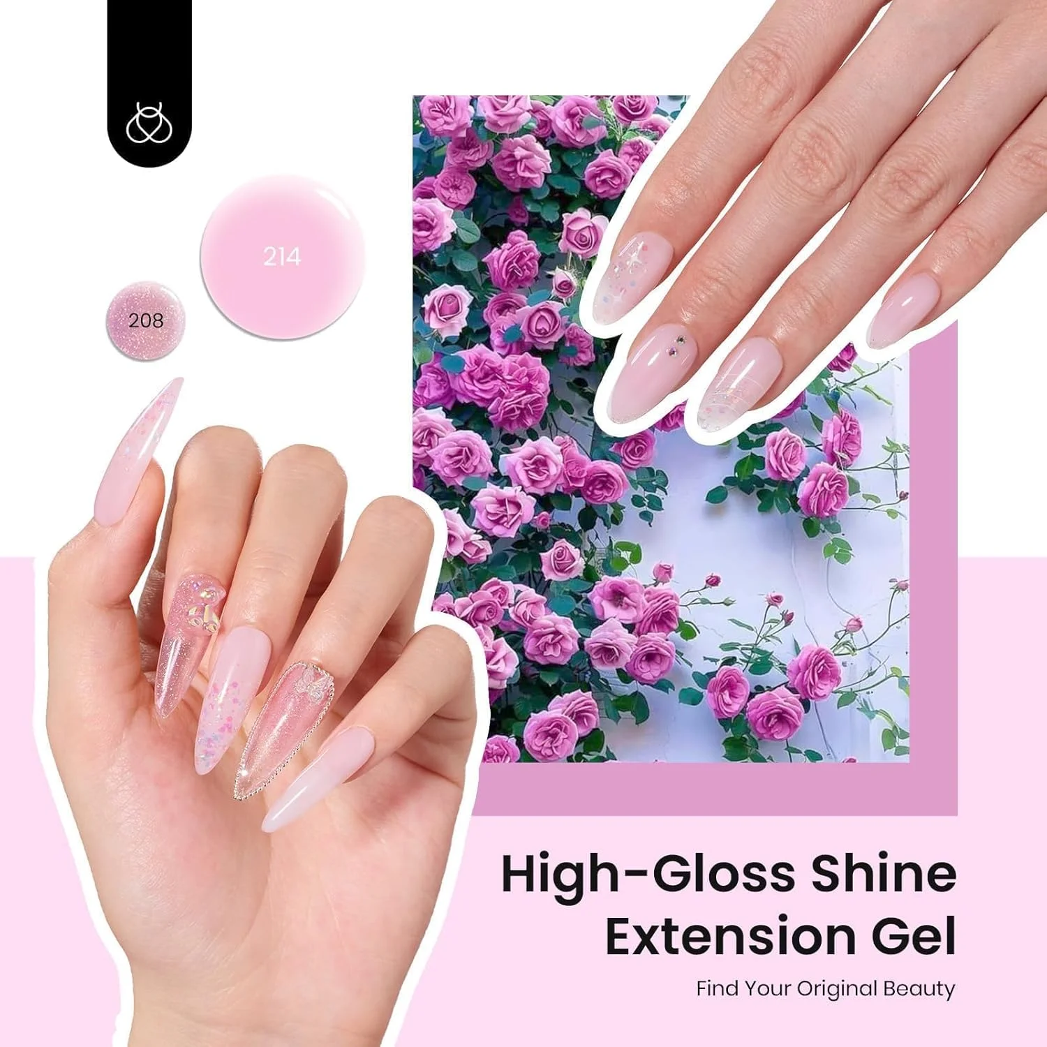 کیت ژل پولی اکستنشن ناخن بیتلز، 6 رنگ، رز لاو، نود، صورتی، اکلیلی، سازنده، مانیکور، DIY، خانه، سالن، هدیه برای زنان و دختران کیت ژل پولی اکستنشن ناخن بیتلز، 6 رنگ، رز لاو، نود، صورتی، اکلیلی، سازنده، مانیکور، DIY، خانه، سالن، هدیه برای زنان و دختران