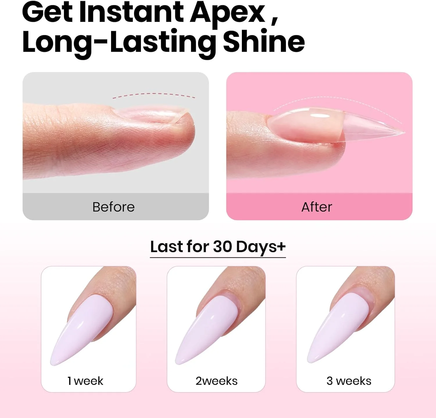 کیت ناخن مصنوعی Beetles Tipex Instant Apex - استیلتو مدیوم، تیپ های اکرلیک ضخیم از پیش آماده شده با چسب ناخن Tipex، دهیدراتور، پرایمر، بیس کت و تاپ کت، مینی لامپ UV، 224 عدد در 16 سایز کیت ناخن مصنوعی Beetles Tipex Instant Apex - استیلتو مدیوم، تیپ های اکرلیک ضخیم از پیش آماده شده با چسب ناخن Tipex، دهیدراتور، پرایمر، بیس کت و تاپ کت، مینی لامپ UV، 224 عدد در 16 سایز