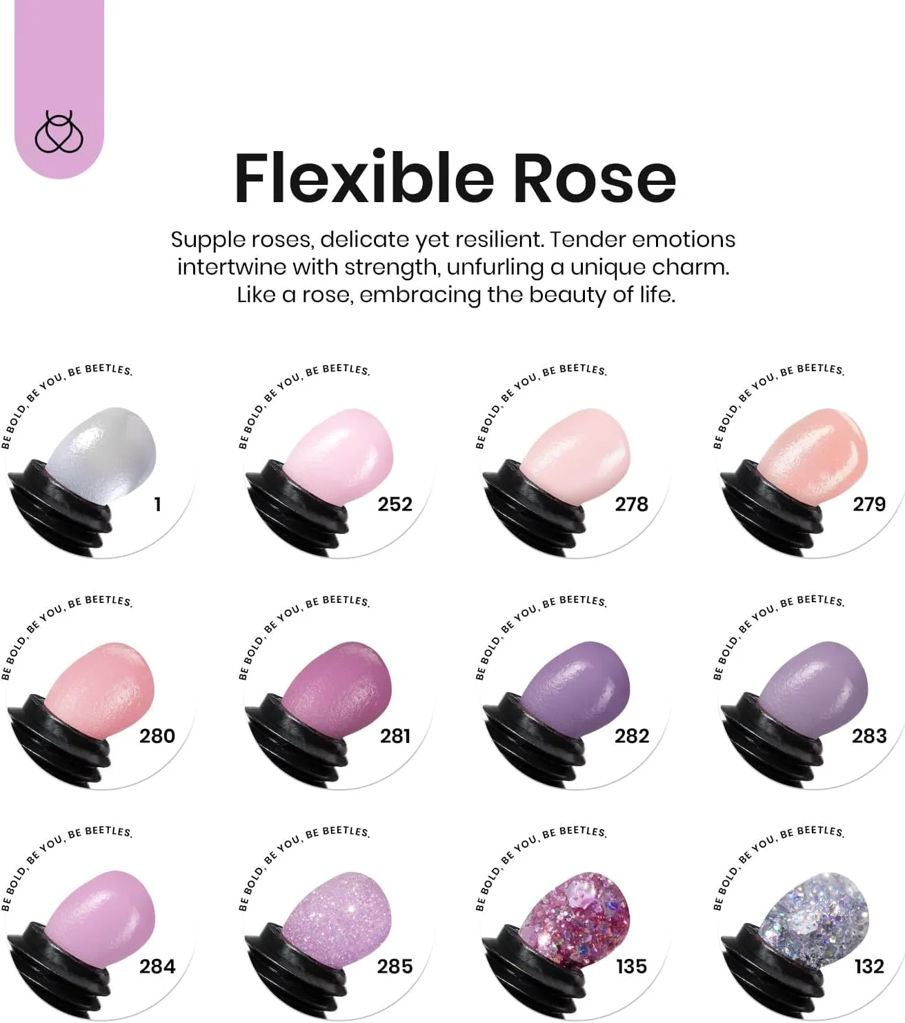 کیت اکستنشن ناخن پلی ژل Beetles، ۱۲ رنگ متنوع، ژل انعطاف پذیر رز پلی، ژل اکستنشن ناخن سفید صورتی بنفش اکلیلی، طراحی آسان هنر ناخن مناسب تمام فصول، مناسب استفاده شخصی در منزل کیت اکستنشن ناخن پلی ژل Beetles، ۱۲ رنگ متنوع، ژل انعطاف پذیر رز پلی، ژل اکستنشن ناخن سفید صورتی بنفش اکلیلی، طراحی آسان هنر ناخن مناسب تمام فصول، مناسب استفاده شخصی در منزل