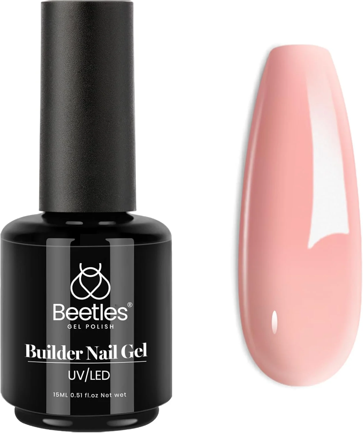 لاک ژل بیلدر ناخن بیتلز 15 میلی لیتر، بیلدر تقویت کننده 5 در 1، پوشش نیمه شفاف صورتی ملایم، ژلی سخت، برس اکستنشن ناخن داخل بطری UV، بدون نیاز به محلول لغزنده لاک ژل بیلدر ناخن بیتلز 15 میلی لیتر، بیلدر تقویت کننده 5 در 1، پوشش نیمه شفاف صورتی ملایم، ژلی سخت، برس اکستنشن ناخن داخل بطری UV، بدون نیاز به محلول لغزنده