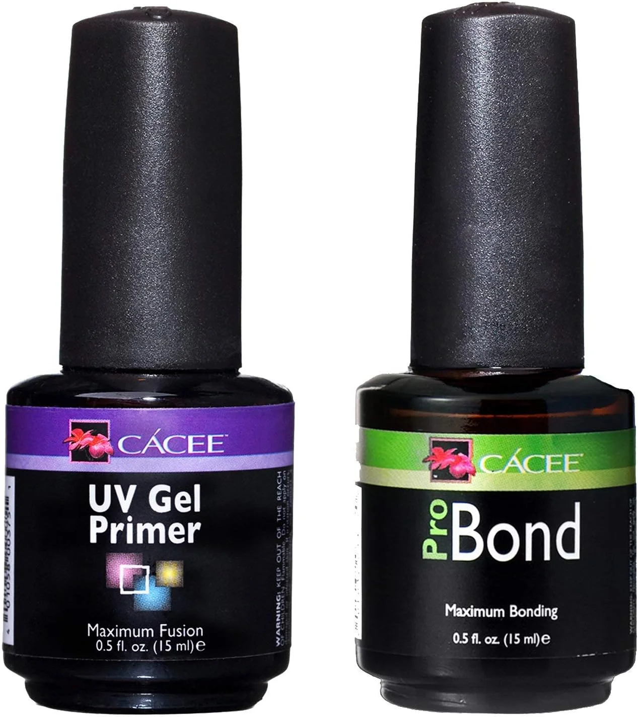ست پرایمر ناخن Cacee، پرایمر ژل UV و Pro Bond 15 میلی لیتر، کم بو، لاک برای UV/LED، استفاده از لاک ژل رنگی و اکریلیک، محافظت و تقویت ست پرایمر ناخن Cacee، پرایمر ژل UV و Pro Bond 15 میلی لیتر، کم بو، لاک برای UV/LED، استفاده از لاک ژل رنگی و اکریلیک، محافظت و تقویت