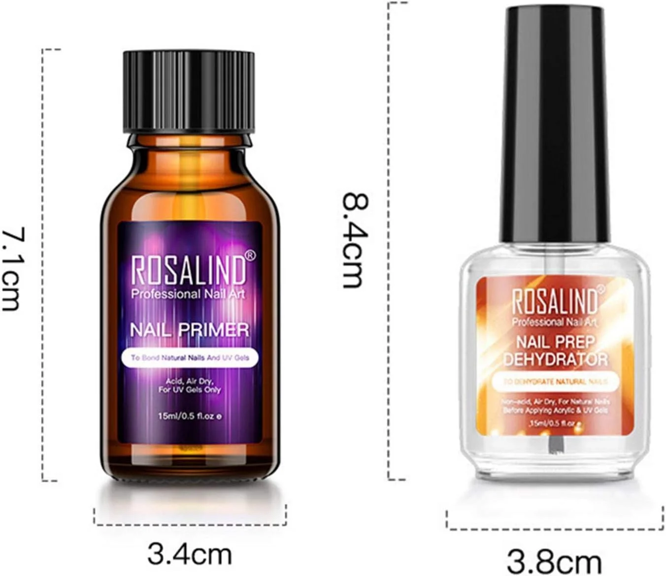 آماده ساز ناخن دهیدراتور | پرایمر و دهیدراتور ناخن 15 میلی لیتر / 0.5 اونس برای ناخن های اکریلیک - آماده سازی ناخن طبیعی بدون اسید، دهیدراته و پرایمر باندینگ خشک شونده با هوا، پرایمر باندینگ برتر برای پودر اکریلیک ناخن آماده ساز ناخن دهیدراتور | پرایمر و دهیدراتور ناخن 15 میلی لیتر / 0.5 اونس برای ناخن های اکریلیک - آماده سازی ناخن طبیعی بدون اسید، دهیدراته و پرایمر باندینگ خشک شونده با هوا، پرایمر باندینگ برتر برای پودر اکریلیک ناخن
