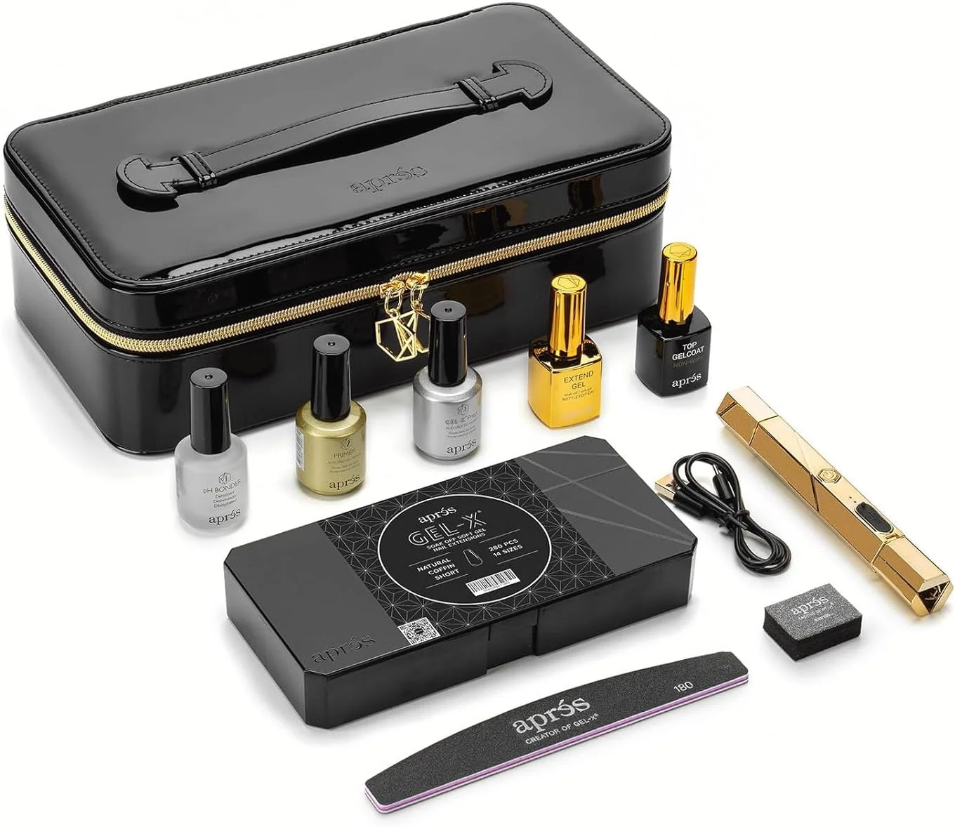 کیت حرفه ای ژل ناخن آپرس Gel-X، شامل 14 سایز 00-9 با سایزهای نیمه، کیت اکستنشن تیپ ناخن ژل نرم، نسخه 2025 (کوتاه تابوتی طبیعی) کیت حرفه ای ژل ناخن آپرس Gel-X، شامل 14 سایز 00-9 با سایزهای نیمه، کیت اکستنشن تیپ ناخن ژل نرم، نسخه 2025 (کوتاه تابوتی طبیعی)