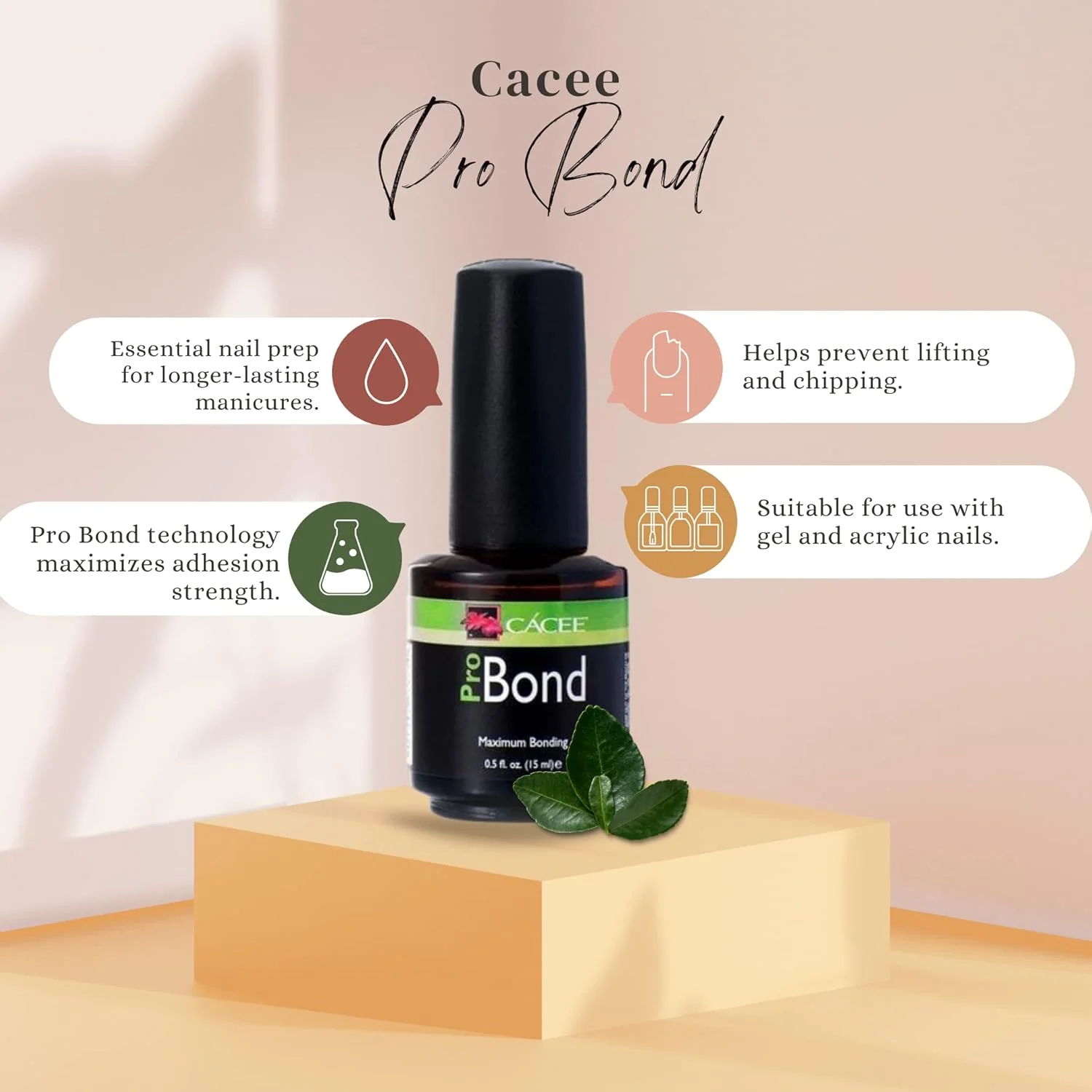 محلول خشک کننده ناخن Cacee ProBond (Pro Bond)، خشک کننده و چسب ناخن برای ناخن های ژلی و کمک چسب اکریلیک، پرایمر لاک آماده سازی ناخن 15 میلی لیتر، تکمیل کننده ست لوازم ناخن شما محلول خشک کننده ناخن Cacee ProBond (Pro Bond)، خشک کننده و چسب ناخن برای ناخن های ژلی و کمک چسب اکریلیک، پرایمر لاک آماده سازی ناخن 15 میلی لیتر، تکمیل کننده ست لوازم ناخن شما