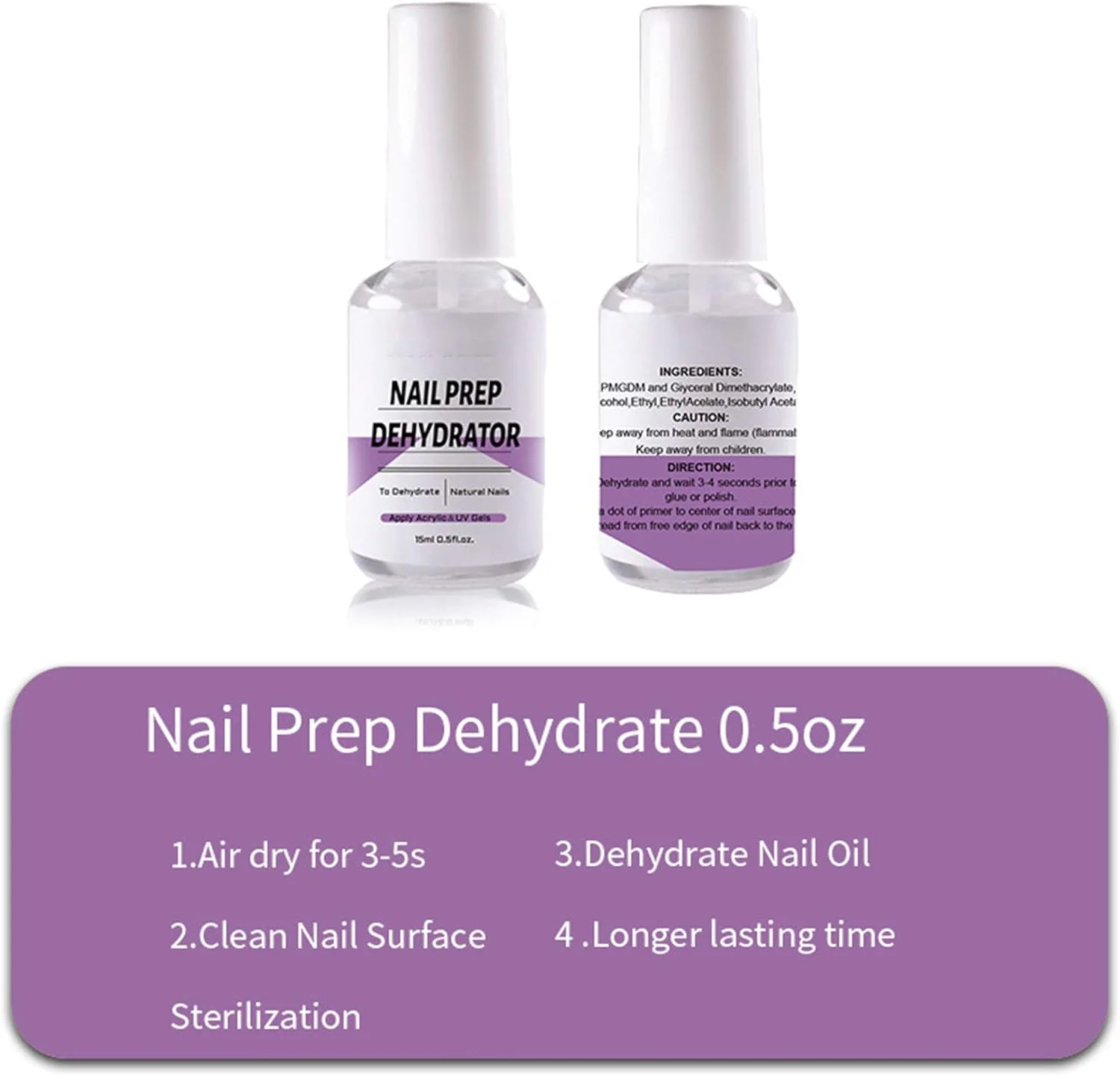 ست ۳ عددی چسب خشک کننده ناخن ۱۵ میلی لیتری، عامل ضد تاب برداشتن، پرایمر، خشک کننده سریع، پیوند دهنده و دهیدراتور ست ۳ عددی چسب خشک کننده ناخن ۱۵ میلی لیتری، عامل ضد تاب برداشتن، پرایمر، خشک کننده سریع، پیوند دهنده و دهیدراتور