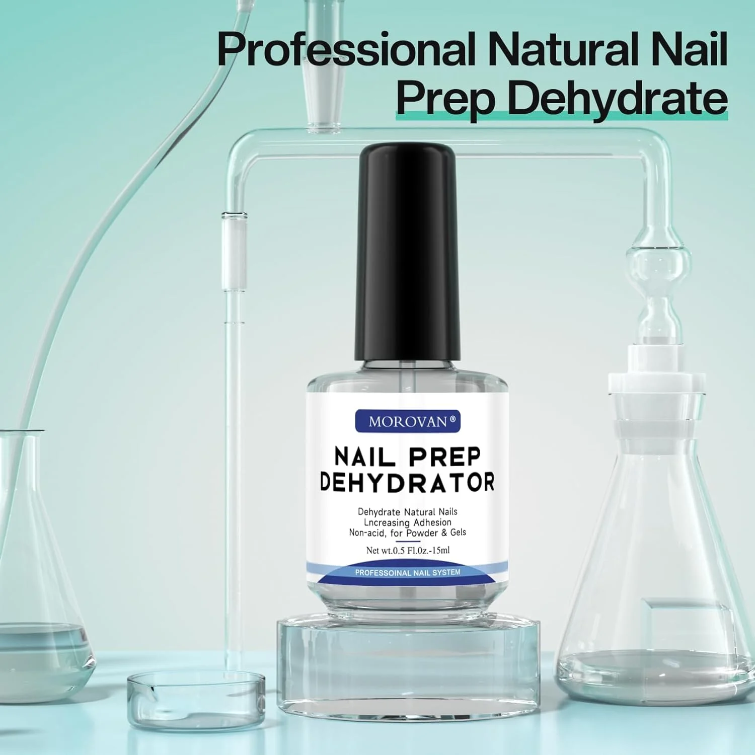 محلول آماده‌سازی ناخن مورووان، دهیدراتور و پرایمر بدون اسید (دهیدراتور آماده‌سازی)
