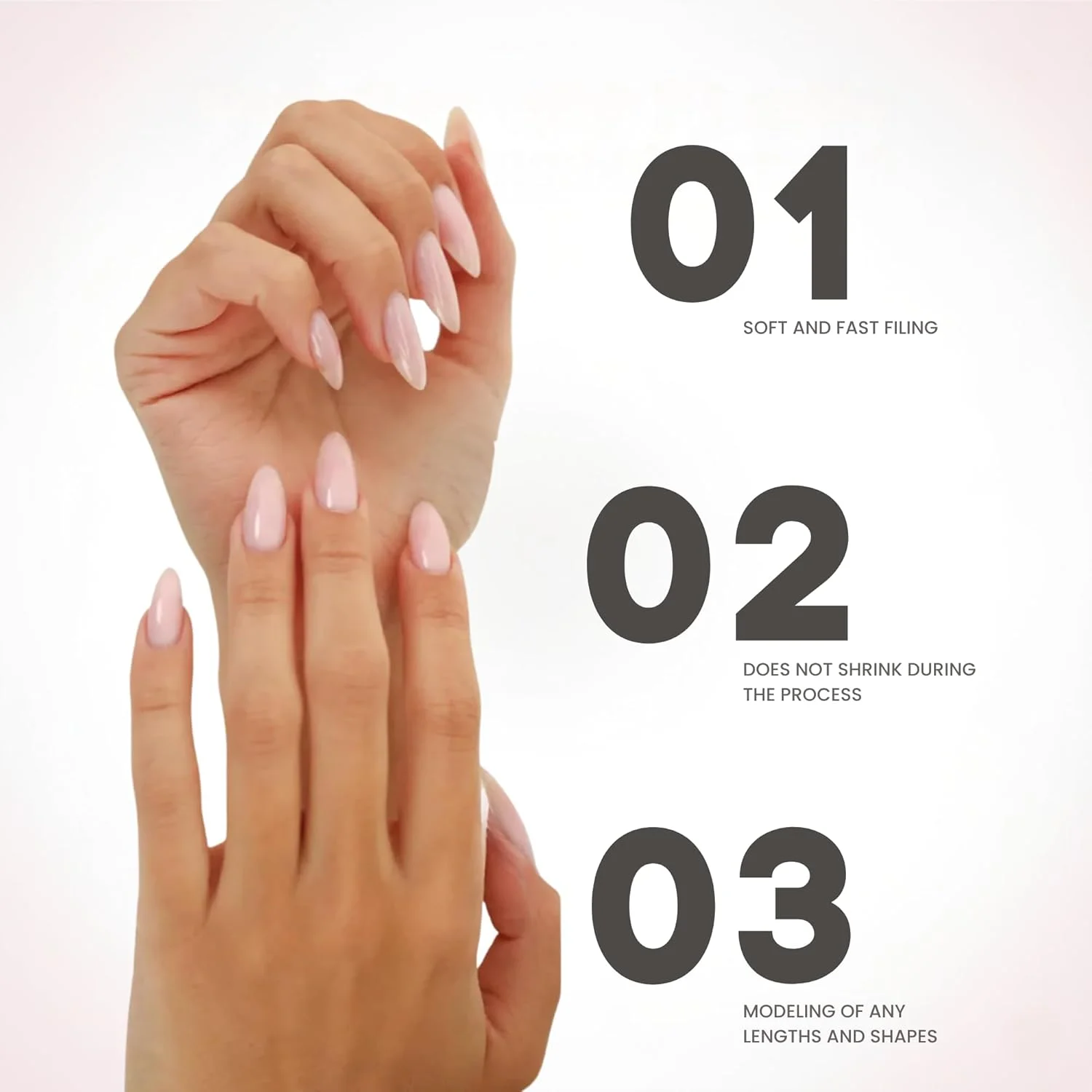 ژل سازنده کراتین 15 گرمی، ژل سخت خود تراز شونده، بادوام و قوی برای پوشش، اکستنشن و ترمیم ناخن، قابل خشک شدن با UV LED، بدون بو، پرداخت سالنی، فرمول تقویت کننده، ماندگاری طولانی (K7 - صورتی ملایم)