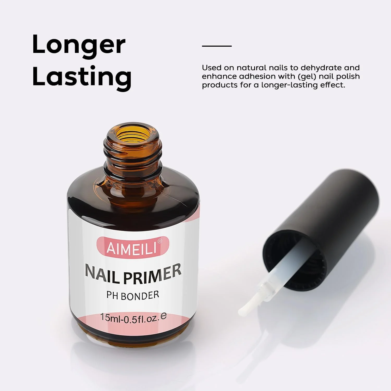 آمادهساز و زیرساز ناخن AIMEILI، 15 میلیلیتر، آمادهسازی ناخن برای کاشت ژل و اکریلیک، بدون نیاز به خشککردن آمادهساز و زیرساز ناخن AIMEILI، 15 میلیلیتر، آمادهسازی ناخن برای کاشت ژل و اکریلیک، بدون نیاز به خشککردن
