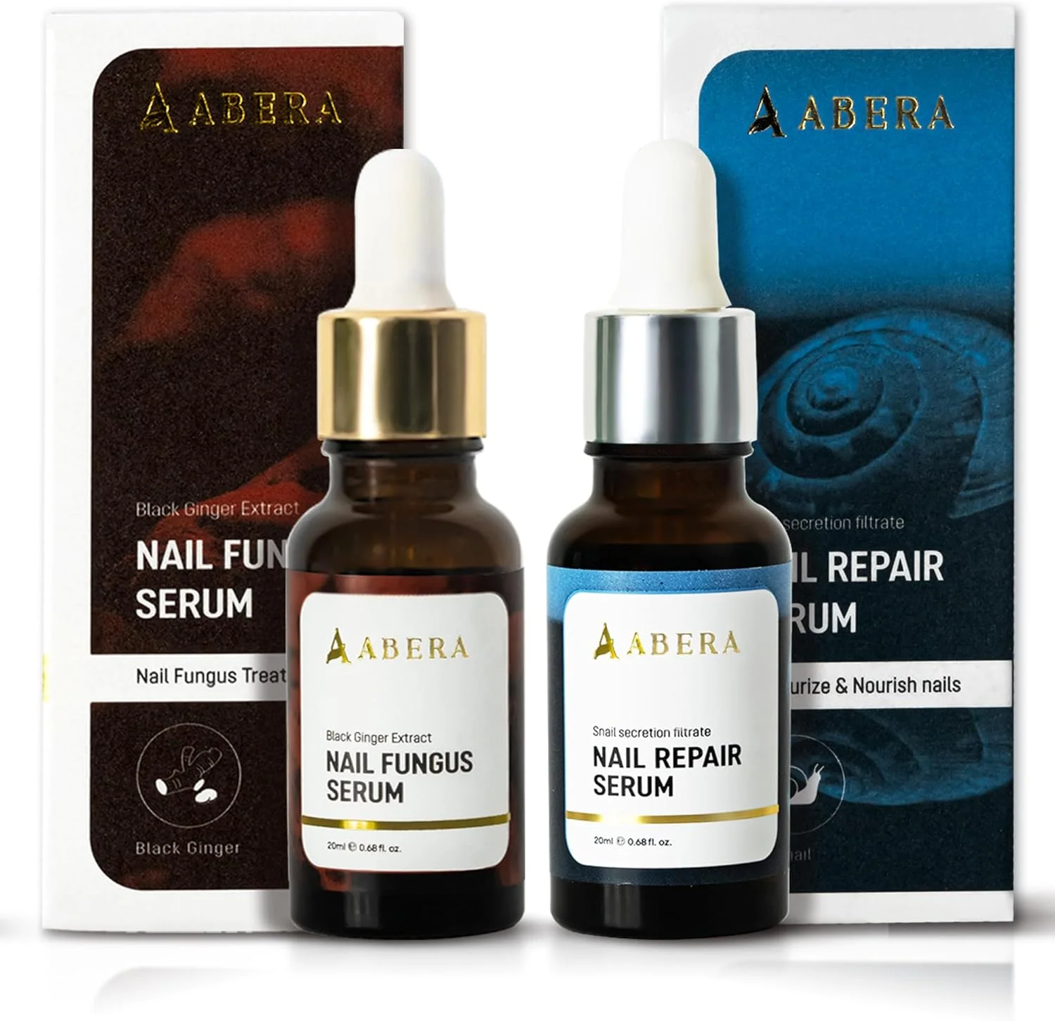 قطره های ترمیم کننده ناخن آبرا کمبو پریمیوم - پشتیبانی مغذی برای ناخن های ضعیف، لکه دار و بدشکل