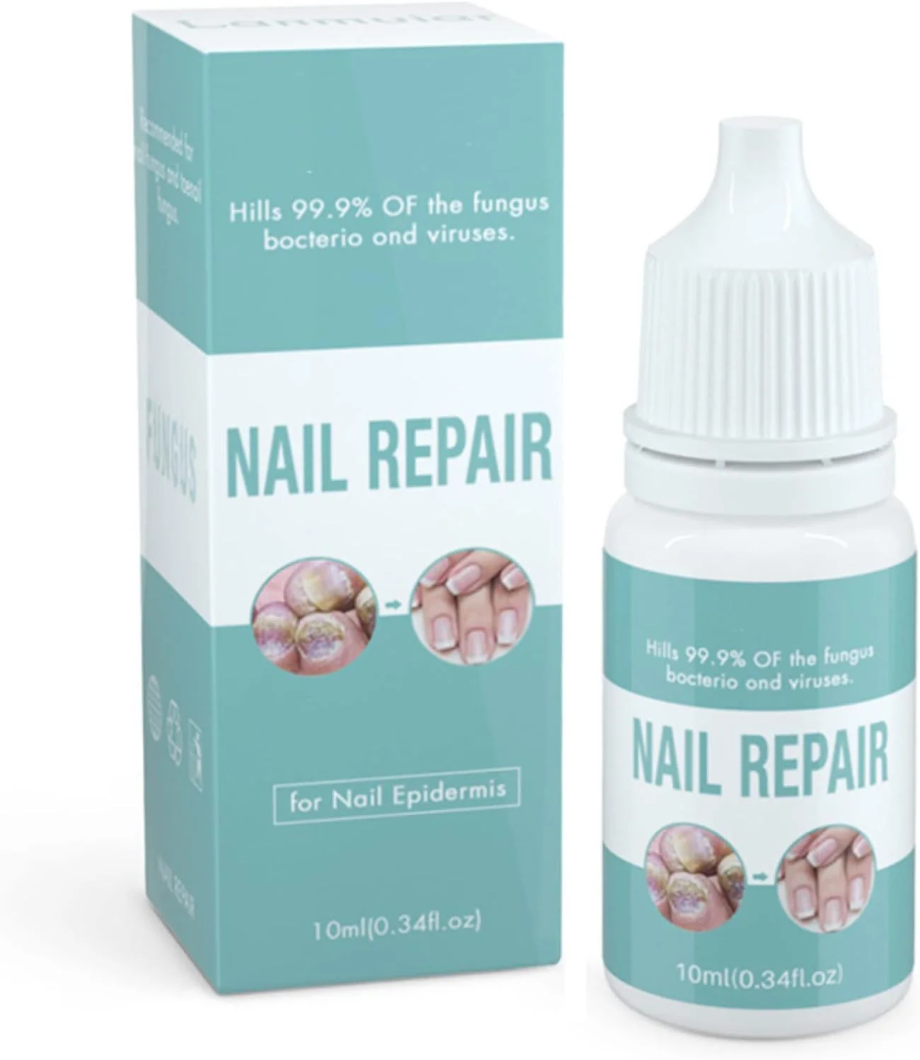 محلول ترمیم ناخن، درمان قارچ ناخن، مراقبت از ناخن های قارچی، محلول مراقبت از ناخن برای ترمیم ناخن های آسیب دیده، ترک خورده و تغییر رنگ داده