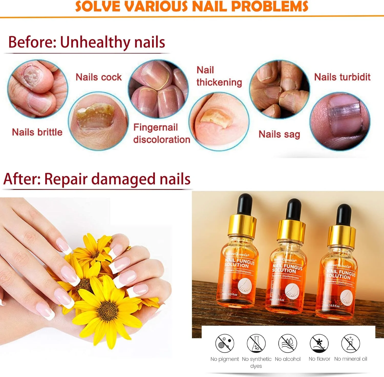 محلول درمان قارچ ناخن پا، محلول ضد قارچ ناخن برای ناخن های دست و پا، تقویت کننده ناخن ضد قارچ برای ترمیم و تجدید ناخن های آسیب دیده، شکسته، ترک خورده و تغییر رنگ داده، ایمن و موثر محلول درمان قارچ ناخن پا، محلول ضد قارچ ناخن برای ناخن های دست و پا، تقویت کننده ناخن ضد قارچ برای ترمیم و تجدید ناخن های آسیب دیده، شکسته، ترک خورده و تغییر رنگ داده، ایمن و موثر