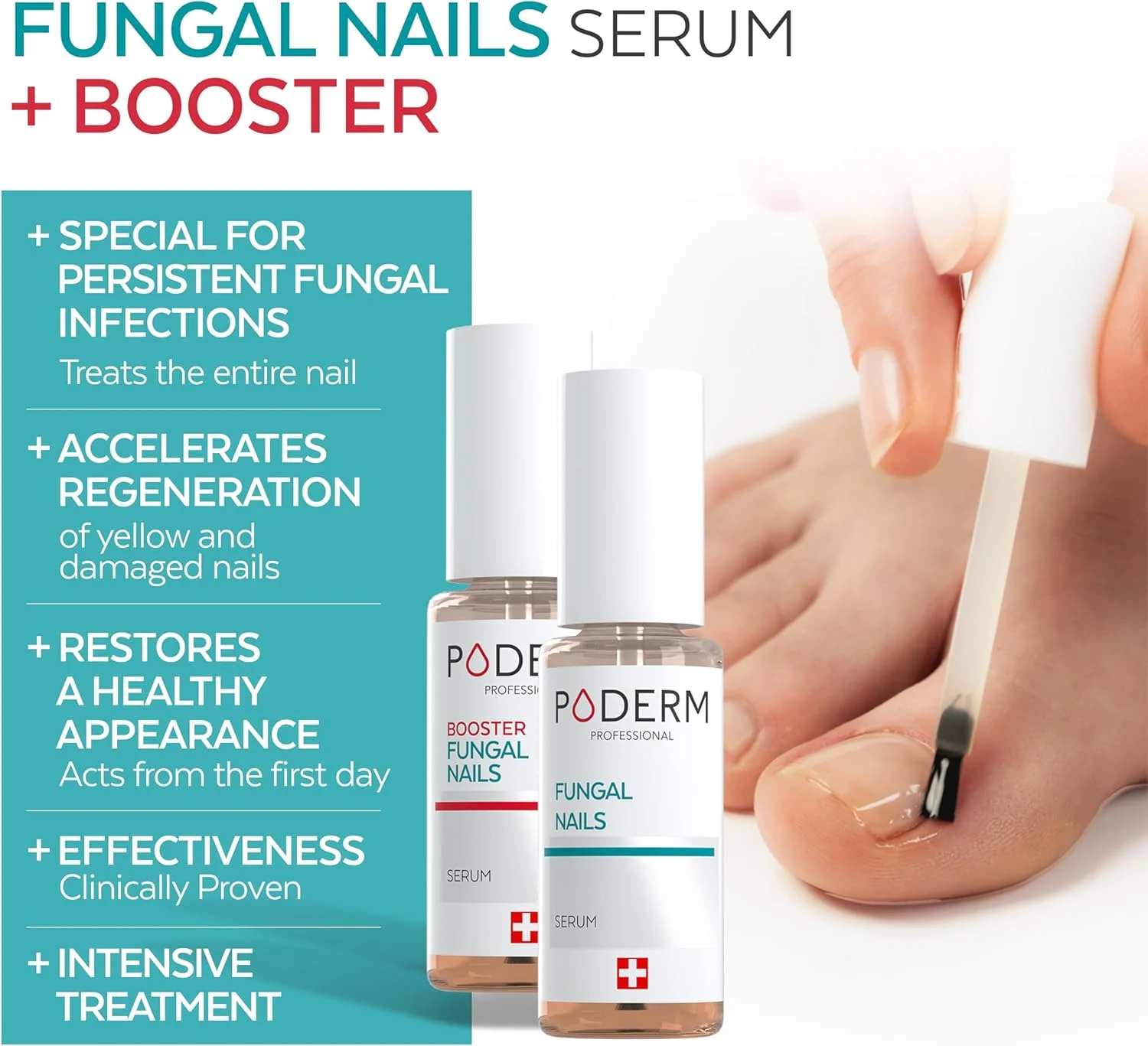 پودرم - بسته 2 عددی محصولات عفونت قارچی شدید - درمان جامع ویژه برای عفونت های قارچی مقاوم به درمان - درمان حرفه ای پا/دست - سریع و آسان - ساخت سوئیس پودرم - بسته 2 عددی محصولات عفونت قارچی شدید - درمان جامع ویژه برای عفونت های قارچی مقاوم به درمان - درمان حرفه ای پا/دست - سریع و آسان - ساخت سوئیس