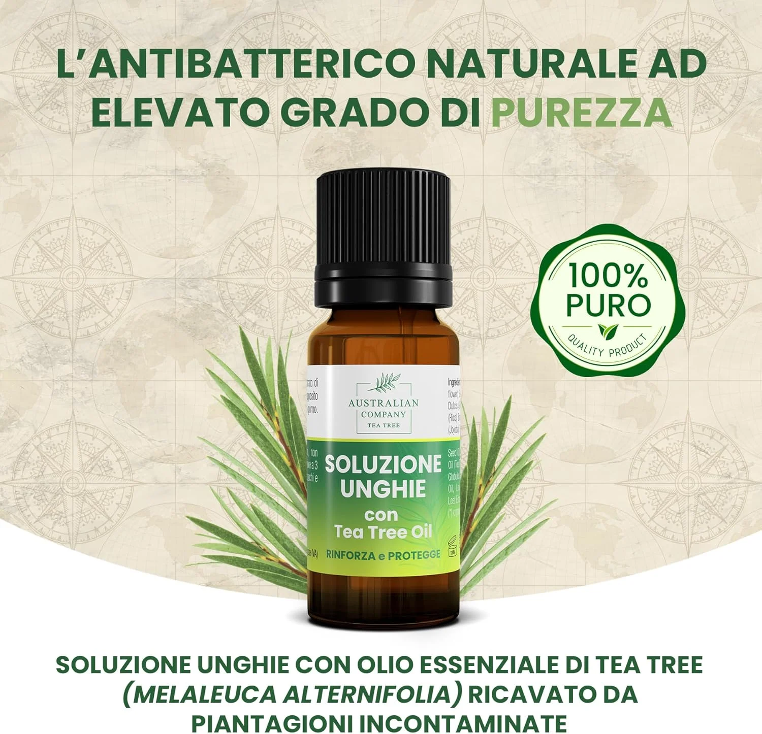 محلول روغن درخت چای برای ناخن شرکت استرالیایی 10 میلی لیتر محلول روغن درخت چای برای ناخن شرکت استرالیایی 10 میلی لیتر