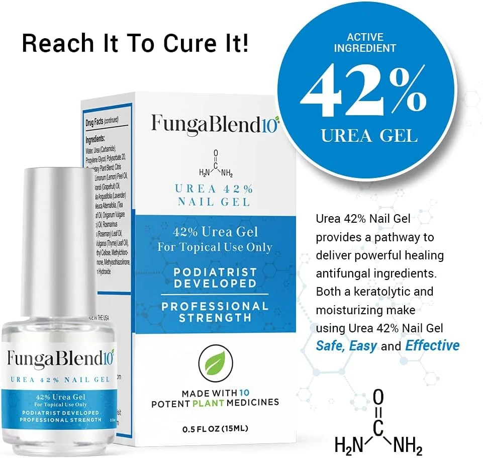 ژل ناخن اوره ۴۲٪ برای بهبود سریعتر قارچ - داروهای ضد قارچی را مستقیماً به قارچ می رساند - محلول موضعی با نتایج سریع برای درمان و ترمیم ناخن انگشتان دست و پا ژل ناخن اوره ۴۲٪ برای بهبود سریعتر قارچ - داروهای ضد قارچی را مستقیماً به قارچ می رساند - محلول موضعی با نتایج سریع برای درمان و ترمیم ناخن انگشتان دست و پا