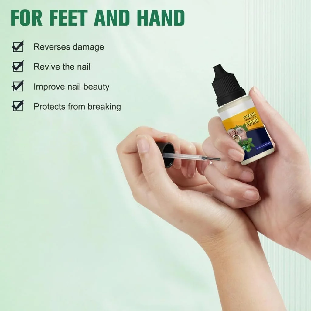 قطره های مراقبت از ناخن گیاهی نالاکال | روغن طبیعی اورگانو و درخت چای برای ناخن های آسیب دیده | مراقبت ملایم از ناخن های پا و دست | تغذیه عمیق ناخن برای استحکام و انعطاف پذیری (10 میلی لیتر، 2 عدد)