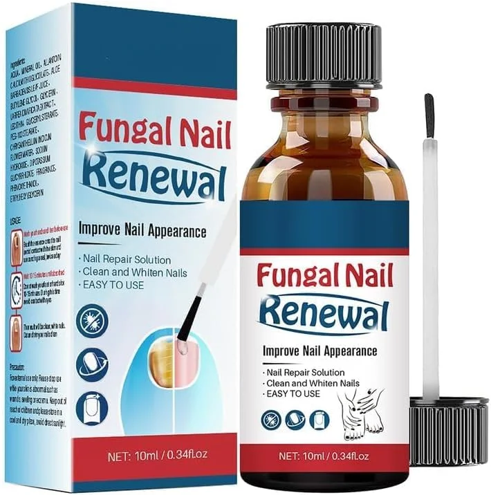 مایع ترمیم کننده ناخن و درمان قارچ ناخن پا، محلول فوق العاده قوی برای ناخن های آسیب دیده، ترک خورده، تغییر رنگ داده، فرمول ضد قارچ برای ظاهر طبیعی و سالم