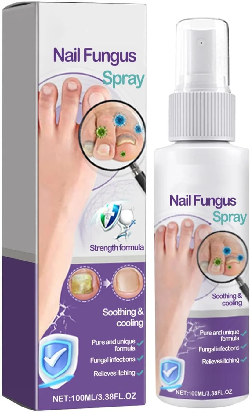 اسپری ضد قارچ پا، درمان پیشرفته پا برای خارش، تعریق، پوسته پوسته شدن و تاول پا، اسپری مایع پا
