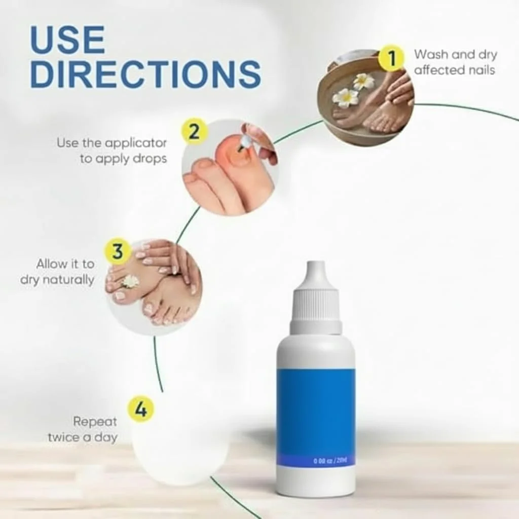 روغن مراقبت پیشرفته ناخن فرورفته نالاکال، ترمیم کننده قوی قارچ ناخن و درمان کوتیکول، تسکین دهنده ناخن های آسیب دیده روغن مراقبت پیشرفته ناخن فرورفته نالاکال، ترمیم کننده قوی قارچ ناخن و درمان کوتیکول، تسکین دهنده ناخن های آسیب دیده