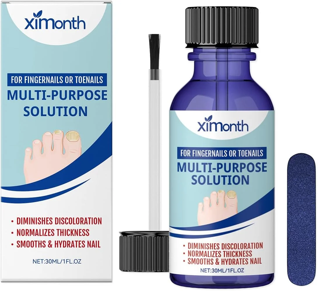 محلول تقویت کننده چند منظوره ناخن برای ناخن های دست و پا - ترمیم و روغن ناخن برای ناخن های آسیب دیده، جایگزین لاک ضد قارچ، محلول مراقبت از ناخن های پا و دست