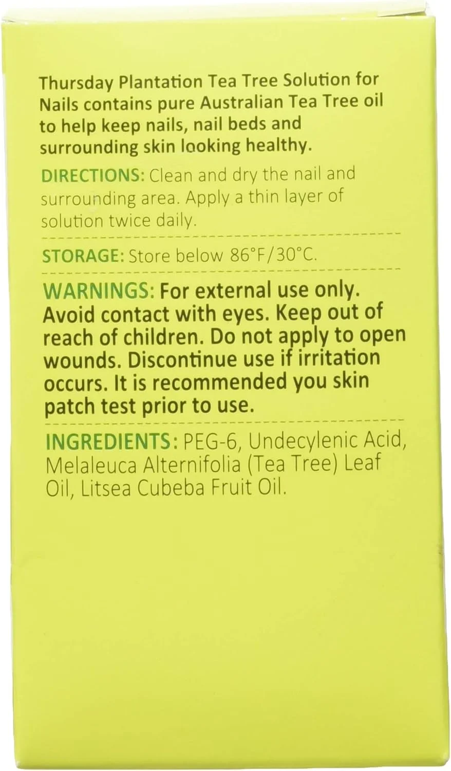 محلول ضد قارچ ناخن درخت چای Thursday Plantation، 10 میلی لیتر محلول ضد قارچ ناخن درخت چای Thursday Plantation، 10 میلی لیتر