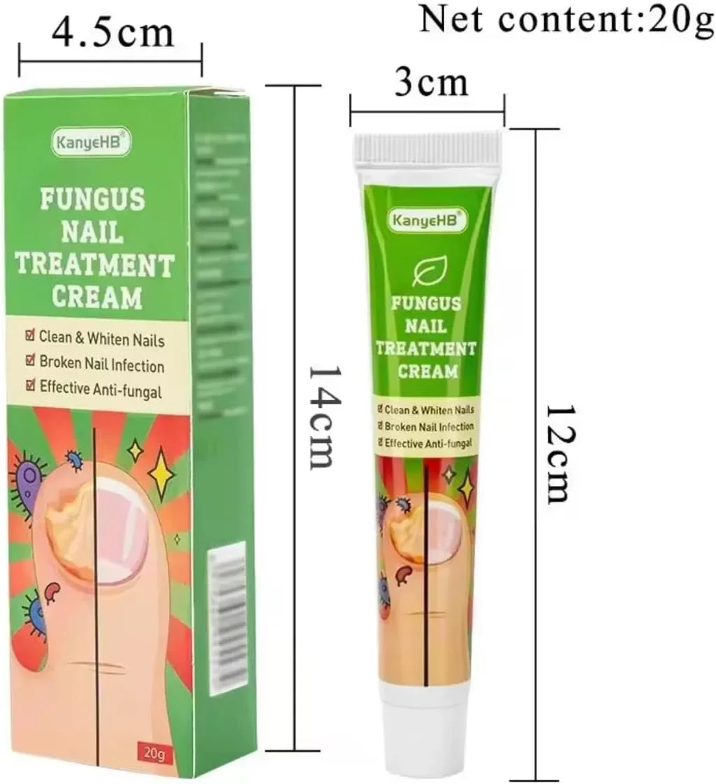کرم درمان ناخن KanyeHB، محلول ضد قارچ برای عفونت ناخن و سفید کننده کرم درمان ناخن KanyeHB، محلول ضد قارچ برای عفونت ناخن و سفید کننده