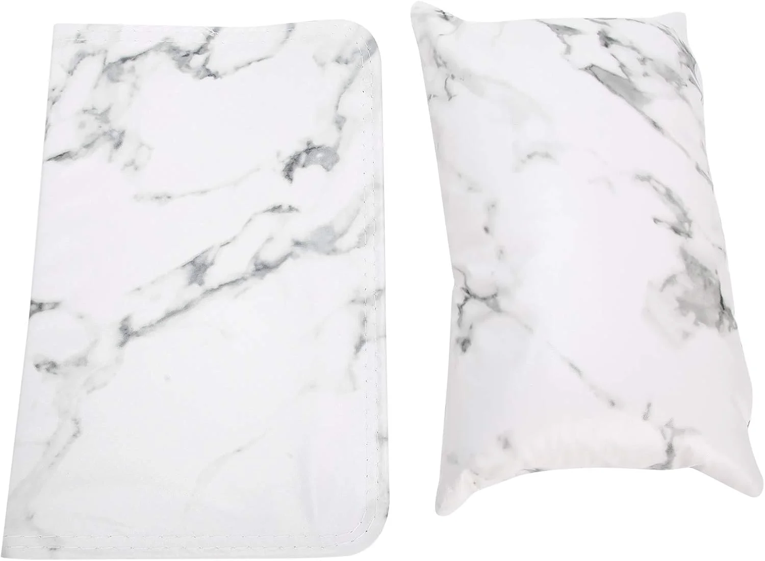 بالشتک دستی طراحی ناخن، پد میز طراحی ناخن چرمی PU نرم و قابل شستشو برای استفاده خانگی و سالن ناخن (سفید) بالشتک دستی طراحی ناخن، پد میز طراحی ناخن چرمی PU نرم و قابل شستشو برای استفاده خانگی و سالن ناخن (سفید)