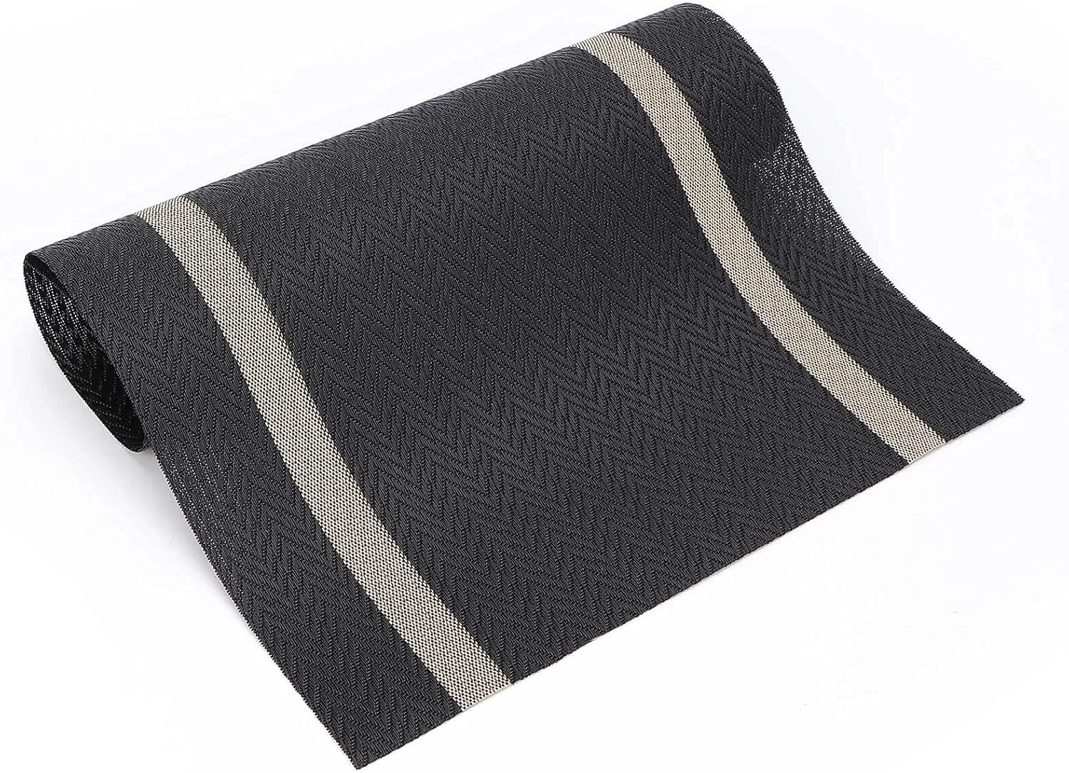 پد زیر دستی ناخن، زیرانداز شیک و سبک میز مانیکور برای تمرین ناخن مناسب سالن های حرفه ای برای نمایش هنر ناخن (مشکی ساده)