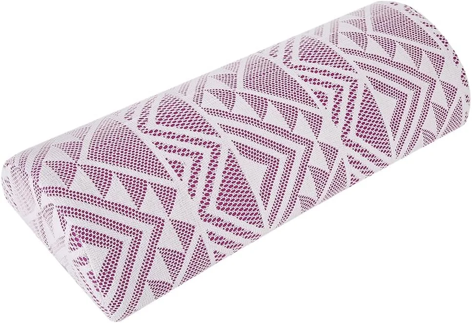 بالشتک طراحی ناخن، بالش دستی نرم و راحت برای کاهش خستگی در سالن (هندسه بنفش)