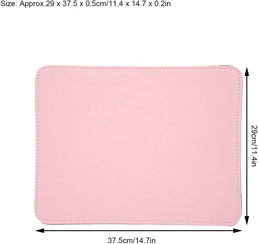 زیردستی نرم مانیکور، پد رومیزی ناخن با جنس PU، ابعاد ۲۹ در ۳۷.۵ در ۰.۵ سانتی متر، مناسب برای هنر ناخن در سالن زیردستی نرم مانیکور، پد رومیزی ناخن با جنس PU، ابعاد ۲۹ در ۳۷.۵ در ۰.۵ سانتی متر، مناسب برای هنر ناخن در سالن