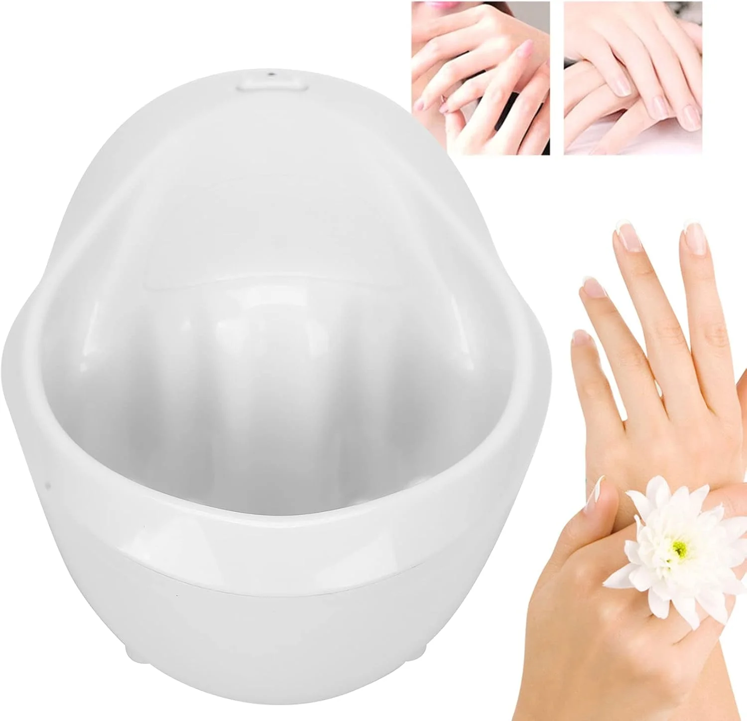 کاسه برقی خیساندن ناخن، دستگاه ماساژ حباب ارتعاشی دست برای سالن زیبایی و خانه، ابزار مراقبت از دست مانیکور ناخن (آمریکا)