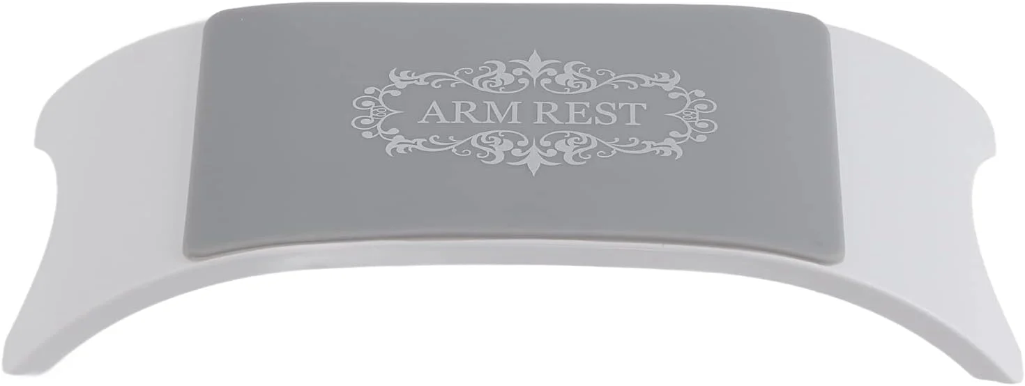 بالشتک دست، تکیه گاه بازوی ناخن برای مانیکور، بالشتک استراحت مچ دست ناخن برای استفاده تکنسین ناخن - مانیکور برای تجهیزات هنر ناخن ابزار آرایشی (سفید)