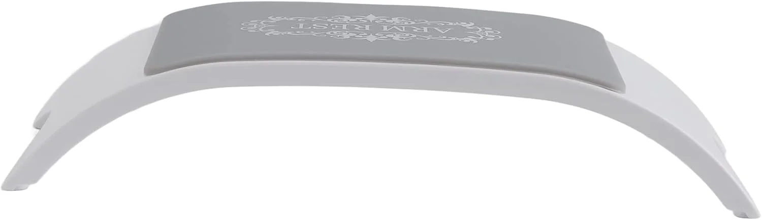 بالشتک دست، تکیه گاه بازوی ناخن برای مانیکور، بالشتک استراحت مچ دست ناخن برای استفاده تکنسین ناخن - مانیکور برای تجهیزات هنر ناخن ابزار آرایشی (سفید)