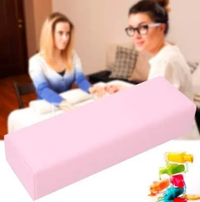 بالشتک دست، بالشت نرم اسفنجی طراحی ناخن، بالشتک دست نگهدارنده نرم دست و بازو برای تجهیزات طراحی ناخن ابزار مانیکور (صورتی)