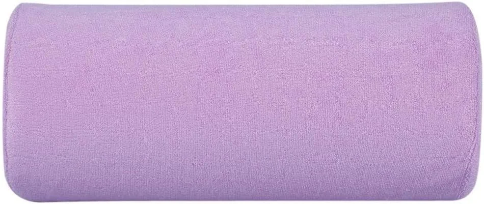 بالشتک استراحت دست برای طراحی ناخن، بالشتک جداشدنی تجهیزات طراحی ناخن، استراحتگاه دست سالن مانیکور برای نگهدارنده بازو (بنفش)