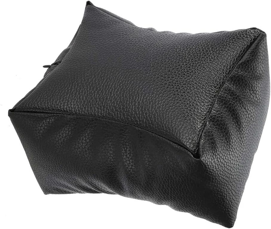 بالشتک زیر دستی ناخن، بالشتک دست و پای میز طراحی ناخن، لوازم ضروری نرم و PU برای تکنسین ناخن، سفید (مشکی)